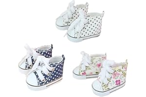 niannyyhouse Chaussures en toile de 20 cm, poupée humanoïde, animaux en peluche, accessoires de vêtements (A-3)