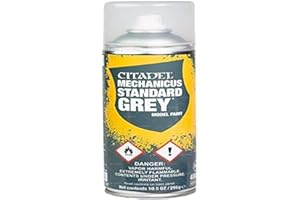 Games Workshop Citadel Bombe Sous-couche - Aérosol Mechanicus Standard Grey