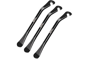 ‎DN DENNOV DN DENNOV Reifenheber Fahrrad, 3 Stücke Kohlenstoffstahl Reifen Hebel Montagehebel Montierhebel Fahrradreifen Reparatur Reifenwechsel Werkzeug Set