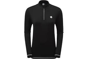 Dare 2b Lowline II sous-Couche Technique Légère avec Propriété de Séchage Rapide et 1/2 Zip D'ouverture Stretch Midlayer Femme