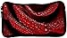 Snoogg Water Drops In Rose Flower Poly Canvas Student Pen Pencil Case Coin Purse Utility Pouch Cosmetic Makeup Bag RS.225.00