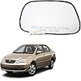 STYCARO-Left Side View Mirror Glass compatible with Toyota Corolla 2003-2008 Old Model