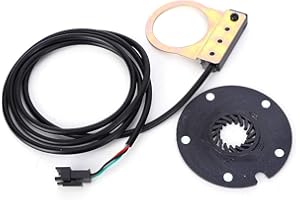 KIKYO Sensor de Asistencia de Pedal, Sensor de Asistencia de Pedal de Potencia de Bicicleta eléctrica con imán de 5 Piezas, Juego de Piezas de Bicicleta Profesional