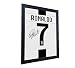 Produktbild S&E DESING Cristiano Ronaldo Juventus Signiert auf Leinwand Gedruckt 100% Baumwolle Autogramm, gerahmt