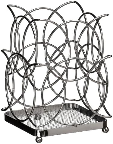 Kitchen Tools Utensil Holder Organiser Storage Canister Funky Wire Design Chrome