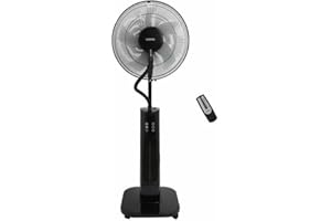 OCEANIC Ventilateur brumisateur sur pied 2 en 1- Ø44 cm - 70 W - 2 L - Télécommande - Minuterie