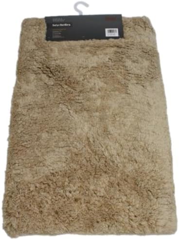 Dandy 4970207 Seychelles Luxury Soft Bath Runner Mat, Microfiber polyester, Champagne
