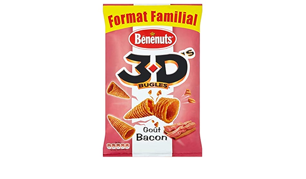 Benenuts 3d S Bugles Gout Bacon Format Familial 150 G Amazon Fr