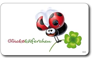 Kesper 32301 Beetle Luck Planche à Petit Déjeuner Plastique Multicolore 23,5 x 14 x 0,4 cm