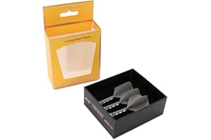 CUESOUL ROST T19 Dart Shaft Integrato e Flight Big Standard Shape, Set di 3