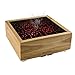 Produktbild COOSA Luftbefeuchter 90ml holz Aromatherapie Ultraschall Aroma Diffusor mit buntem Licht einstellbare Nebel für zu Hause, Yoga, Büro und Spa (Flache Holz)