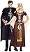 Price comparison product image Couples Ladies & Mens Ice And Fire Snow King North Dragon Queen Mother TV Book Film Halloween His And Hers Fancy Dress Costumes Outfits