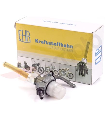 Benzinhahn Kraftstoffhahn Mit Wassersack M16x1 Zinkguss Für Simson KR51