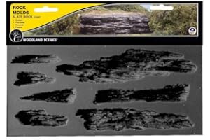 Woodland SCENICS C1247 Gießform für lange kleine Felsen Schieferfelsen Schichtfelsen Gipsgußform Mold Shelf Rock Spur Z N TT H0 G