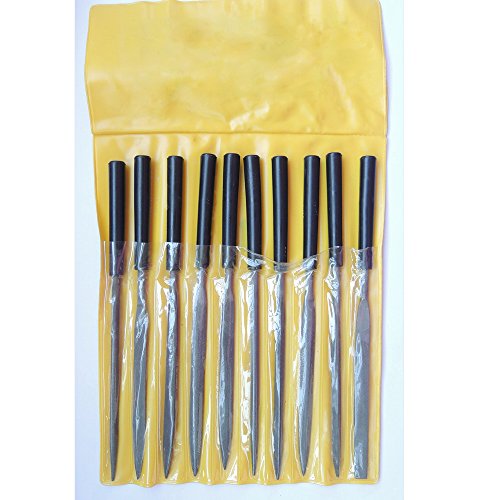 TRIXES 10er Set Hobby Feilen für Präzisionsarbeit feines Feilen und Schleifen - 2
