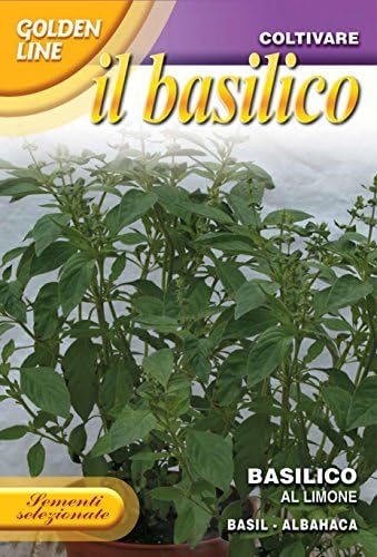 Franchi Seeds of Italy"Basil Al Limone Lemon Scented Golden Line" Seeds
