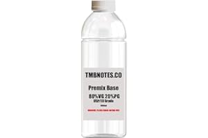 TMB NOTES 80VG/20PG Base Blend Vegetable Glycerin, Propylene Glycol 1 Litre