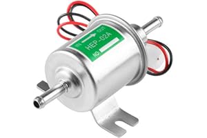 Vientiane Motors modified HEP-02A 12V Heavy Duty Pompa Carburante per benzina e diesel (Argento)