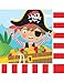 Produktbild 16 Servietten * LITTLE PIRATE * für Kindergeburtstag oder Motto-Party // Kinder Geburtstag Party Napkins Papierservietten Motto Kleine Piraten Kinderpiraten
