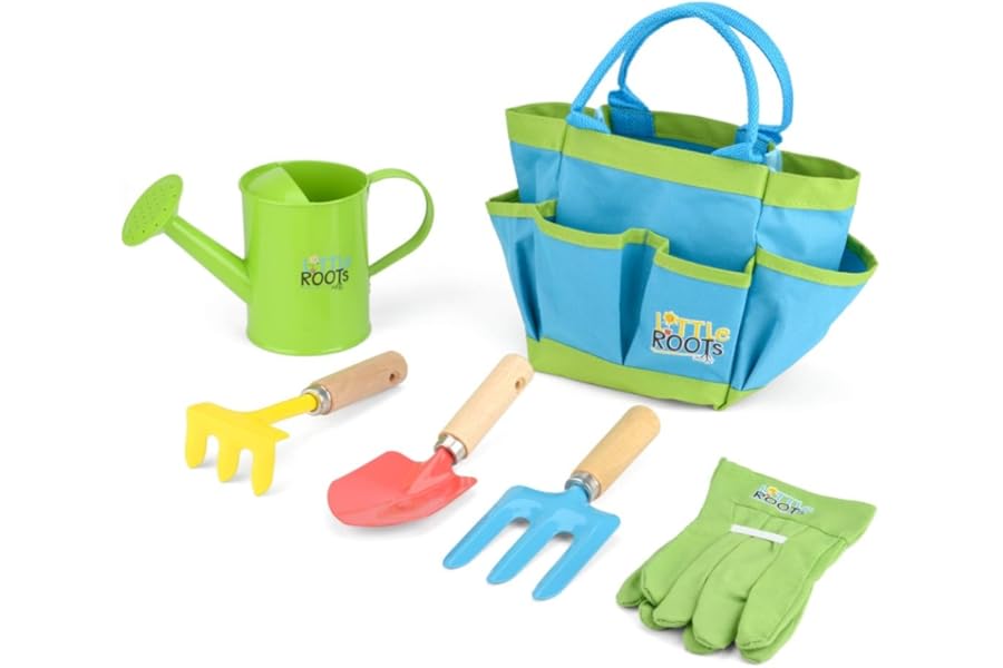 Little Roots BGG1653 Kids Tool Kit Bag, Toy Tool Box Set for Children, Multi-Colour