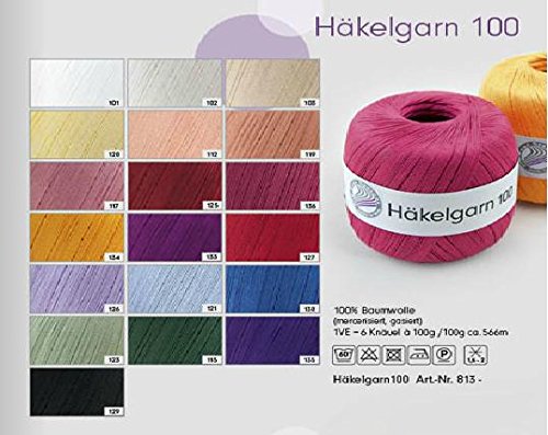 Häkelgarn 100 Gründl Wolle Baumwolle 100 g Farbe 133