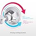 Sanheshun 7X Magnifying Lighted Travel Makeup Mirror, Touch Activated, Locking Suction Mount, Battery Operated, Square