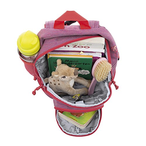 Lässig Mini Backpack About Friends mélange Pink Sac à Dos Enfants, 27 cm, Rose (Pink)