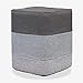 Produktbild XXFFH® Regenbogen Sofa Hocker, Sandwich Natürliche Hanf Tuch Quadrat Hocker, Tragen Schuhe müssen , gray