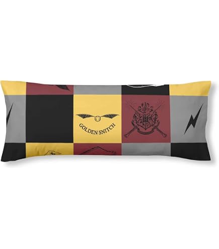 Federa Per Cuscino BELUM Harry Potter, 100% Cotone, Rossa, 30x50 Cm