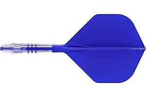 CUESOUL ROST T19 Asta e Aletta per Freccette Integrate in Carbonio, Forma Standard Grande, Set da 3