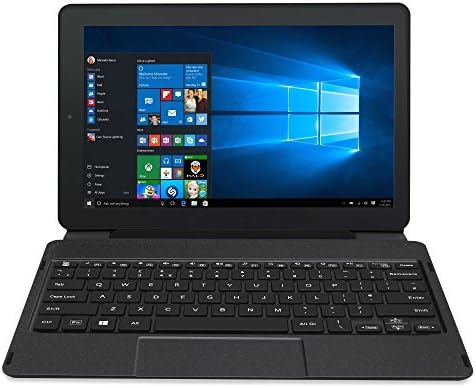 Venturer PrimePro 12.2-Inch 2-in-1 Tablet-PC - (Metallic Black) (Intel Z8300 1.83 GHz, 4 GB RAM, 64 GB eMMC, Intel Gen7 HD Graphic card, Windows 10)