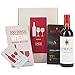 Produktbild DKDS Collection Geschenkset-Wine start up, mit Sirius Rotwein, Wein-Buch und Premium Edel-Bitterschokolade von Hachez (1 x 0.375 l)