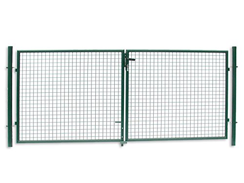 Preisvergleich Produktbild Tor zum Maschendrahtzaun - Höhe 125m / Breite 300 cm