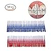 MLMSY 50 Pcs 2.5MM Interdental Brush Toothpick Tooth Cleaner Floss Sticks Oral Dental Hygiene Brush Soft Picks Healthy Gums Tooth Cleaning Tool (50 Pcs 1 box)