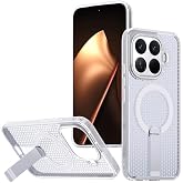 Rongep [Air-Nova] Xiaomi 15T Pro i&ccedil;in Kılıf Dikey Standlı G&uuml;&ccedil;l&uuml; Manyetik [MagSafe ile Uyumlu] Mi 15T Pro Koruyucu PC+TPU Isı 