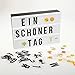 Produktbild Light Box Leuchte box, AGM LED Lichtkasten A4, Licht Box mit Deutsch Buchstaben und 85 bunten Symbole und Emojis(inklusiv insgesamt 255 Karte)