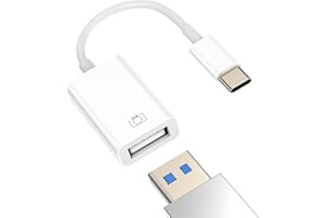 ZOYUZAN USB-C to USB A Dongle Type C OTG 3.0 Cable Adapter Thunderbolt Port Converter Compatible for Samsung for Apple iPhone15 Pro Max Plus for iPad10、Air4/5、Mini6、12.9 Macbook Camera memory Mouse CD