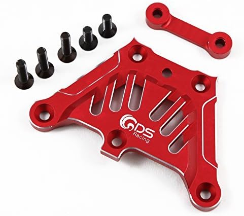 GDS Racing Billet Machined Alloy Front Top Chassis Brace Red For Losi 5ive-T