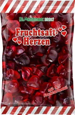 Preisvergleich Produktbild DR.MUNZINGER Fruchtsaftherzen mit Vitamin C 250 g