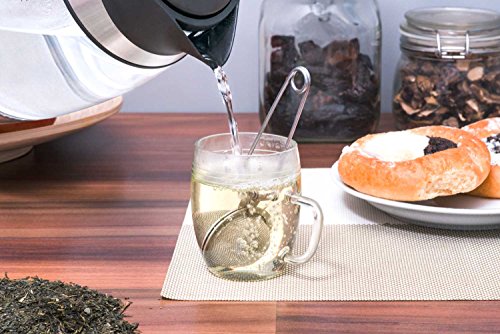 Concept hausgerate rk4060 Glas Wasserkocher, Herausnehmbarer Anti-Kalk-Filter, 1,8 L mit Temperatureinstellung, 2200 W, edelstahl / glas - 8