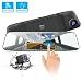 Produktbild Dashcam JEEMAK Rückspiegel Monitor Autokamera 4.3 Zoll IPS Touchsreen Spiegel DashCam mit 170 ° Weitwinkel, WDR, Bewegungserkennung, Parkmonitor, Loop-Aufnahme und G-Sensor