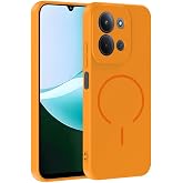 Spia Xiaomi Redmi 15C ile Uyumlu Kılıf Kablosuz Turuncu Şarj &Ouml;zellikli Lansman Kapak Orijinal (Xiaomi Redmi 15C ile Uyumlu, K