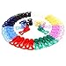 Tinksky 40pcs T-shape Plastic Baby Dummy Pacifier Clips Holders (8 Colors)