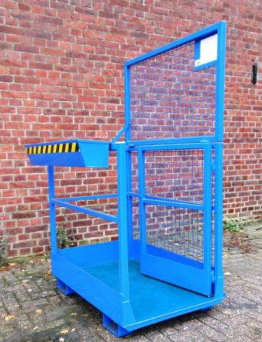 Preisvergleich Produktbild Arbeitsbühne / Traglast 300 kg / 1200x1200x870mm (HxBxT) / Blau / BBT-90009506