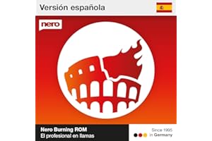 Nero Burning ROM 2025 | El original | Programa de grabación | Grabación de CD DVD Bluray | Copiado | Windows 11 / 10 / 8 / 7 | 1 PC | Licencia Ilimitada
