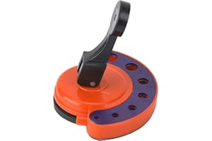 KADIMENDIUM Punta per Trapano Diamantato Guida per Aperture in Vetro Localizzatore Regolabile per Apertura del Foro per Piastrelle in Ceramica Set di Dispositivi per Sega per Sega con Base a Vuoto Ventosa