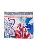  Desigual Damen Foulard_Blue Flower Schal, Multicolor (blaue Blume - Blau), One Size (Herstellergröße: U)