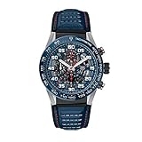 TAG Heuer Carrera Herren-Armbanduhr 45mm Blau Automatik Analog CAR2A1N.FT6100