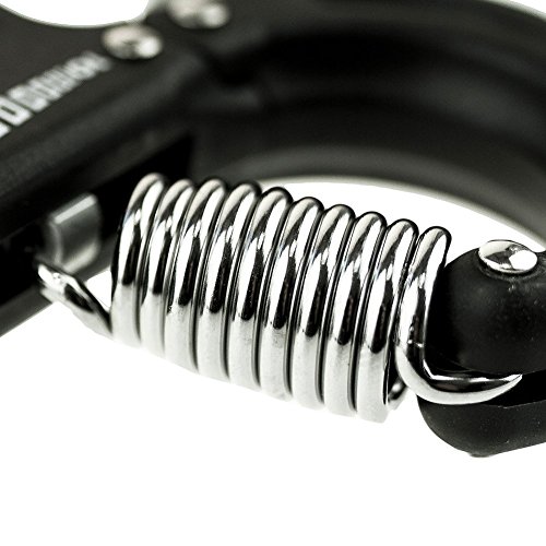 C.P. Sports Premium Fingertrainer – Federgriffhantel 10-40 kg verstellbar, Unterarmtrainer, Handtrainer - 6