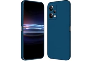 RankOne Funda para Poco X5 5G / Redmi Note 12 5G (6.67" Inches) Carcasa de Silicona de TPU Suave - Azul Zafiro